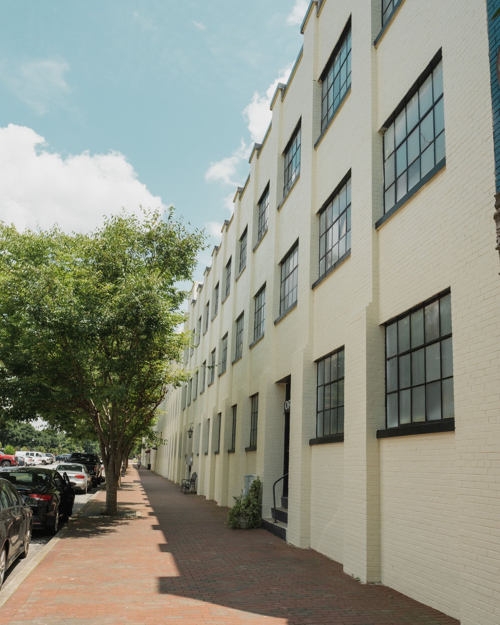 Industrial building exterior, recent project placeholder